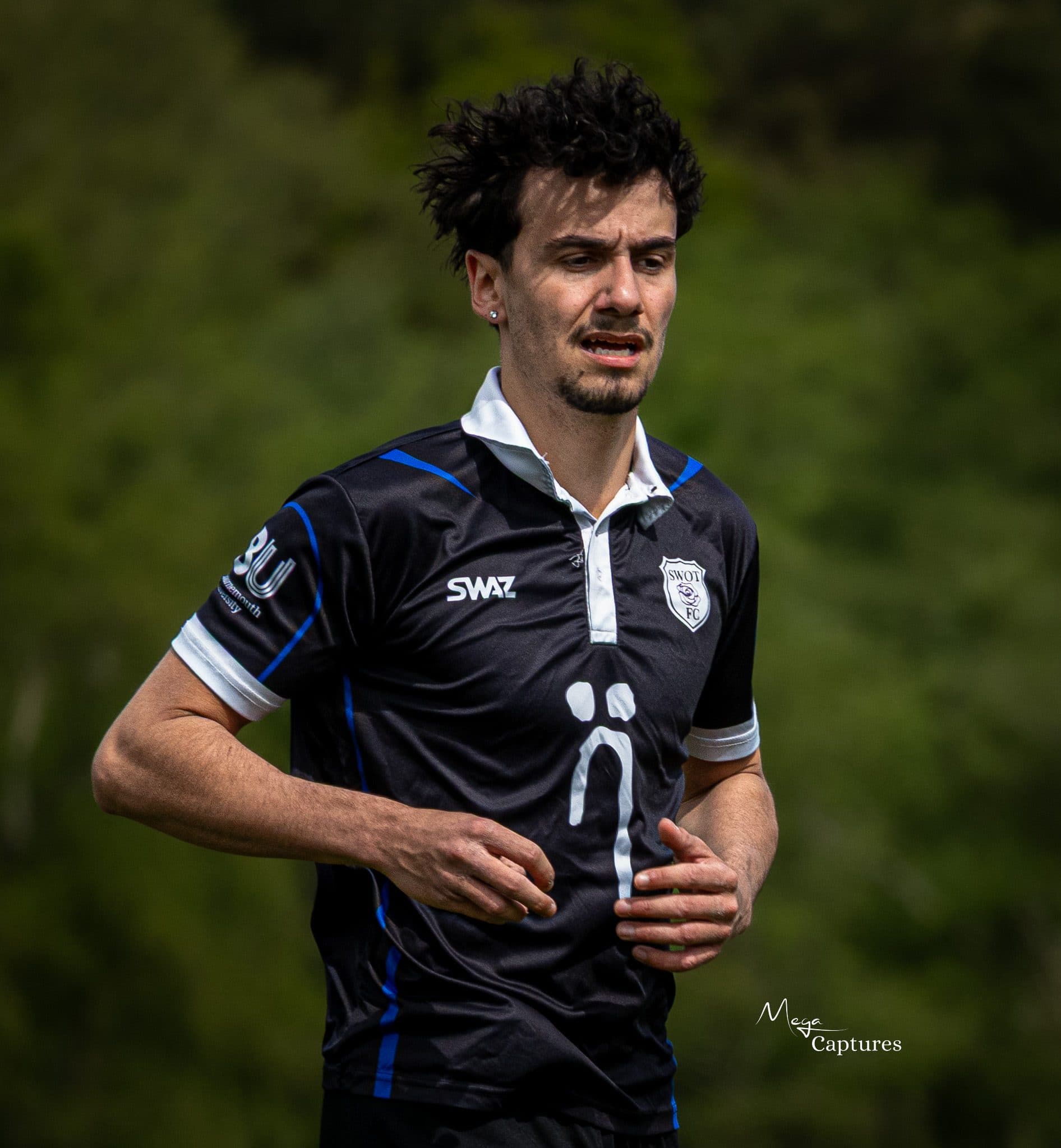 SWOT FC match action, photographed by Megan Farrer