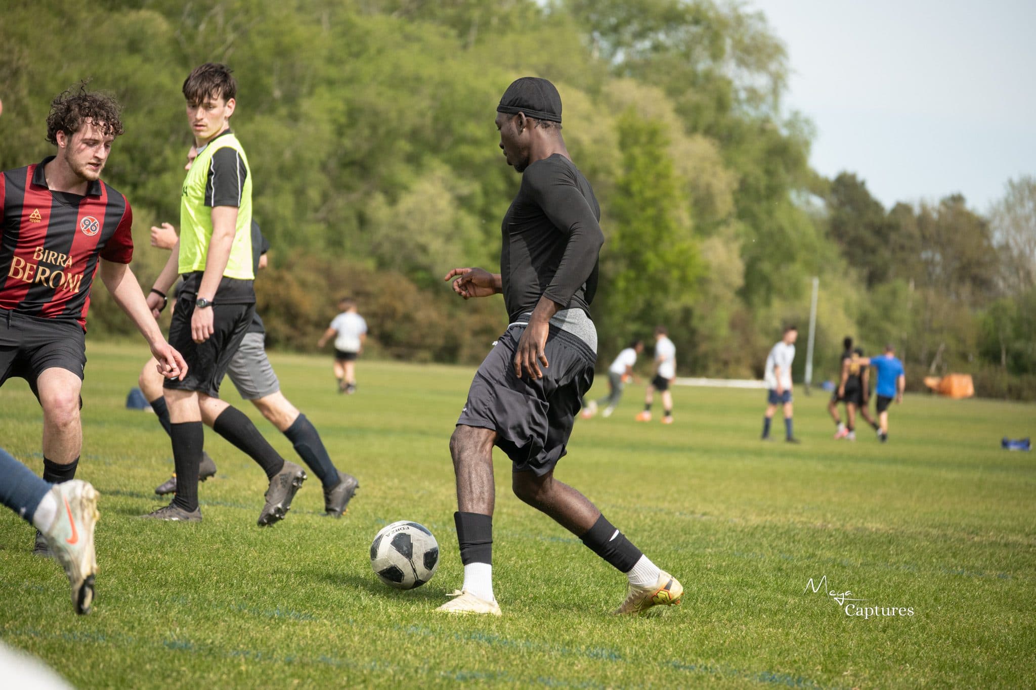 SWOT FC match action, photographed by Megan Farrer