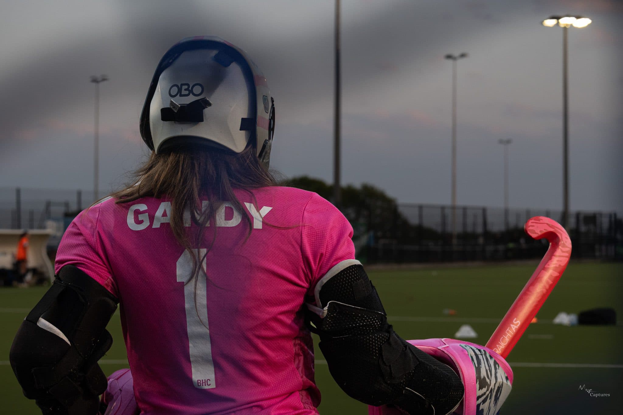 Bournemouth University Women's Hockey 1s in action, photographed by Megan Farrer