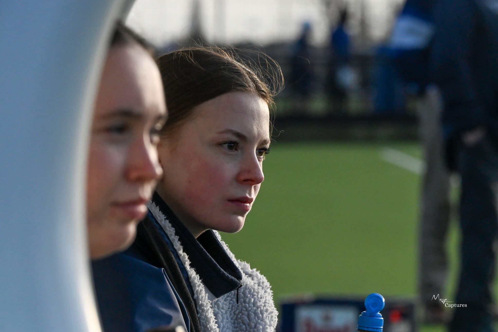 Bournemouth University Women's Hockey 3s in action, photographed by Megan Farrer