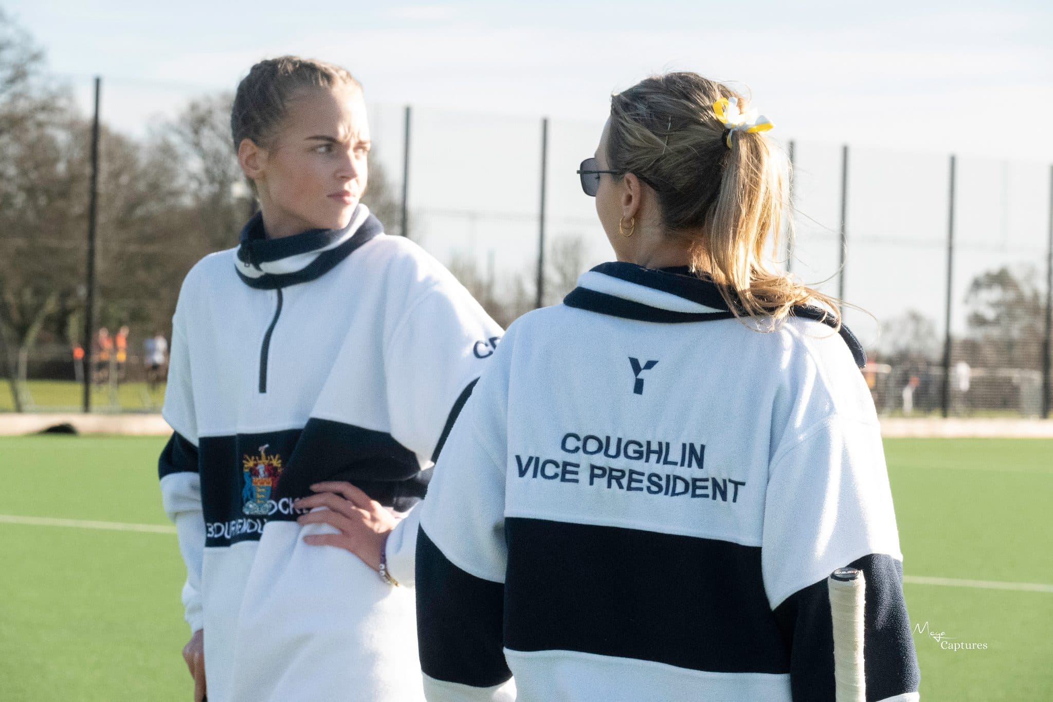 Bournemouth University Women's Hockey 3s in action, photographed by Megan Farrer
