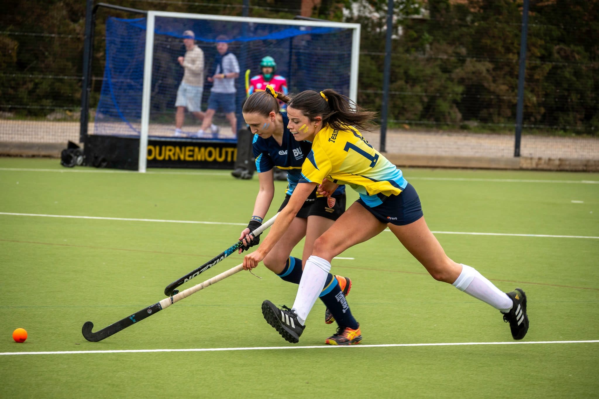 Varsity hockey, Blues against Yellows at Bournemouth, photographed by Megan Farrer