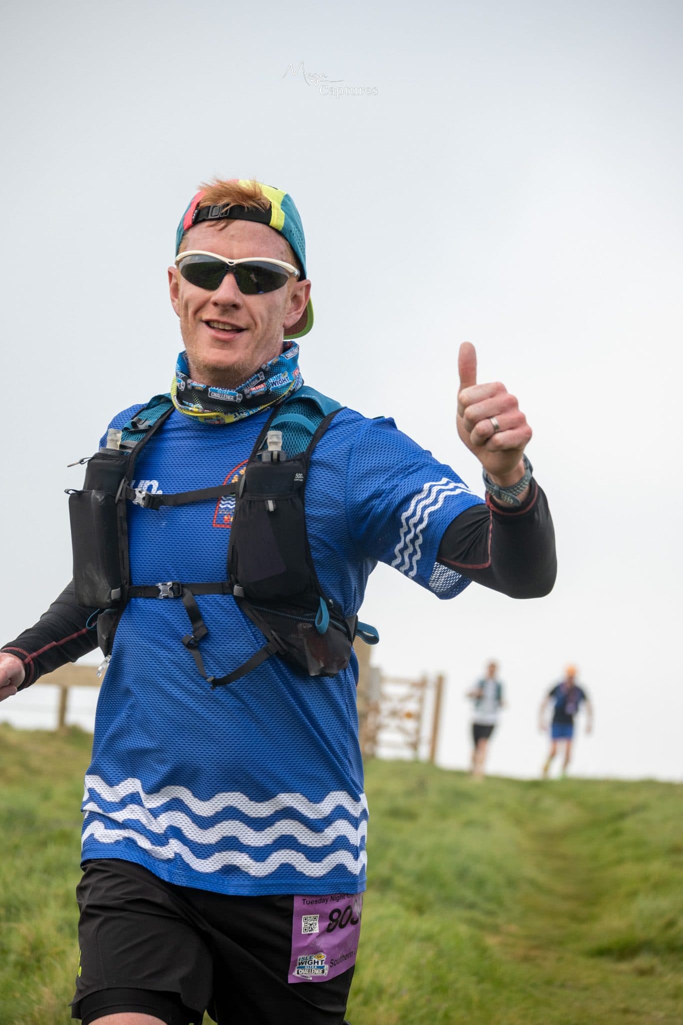 Runner at the Isle of Wight Ultra Challenge, photographed by Megan Farrer