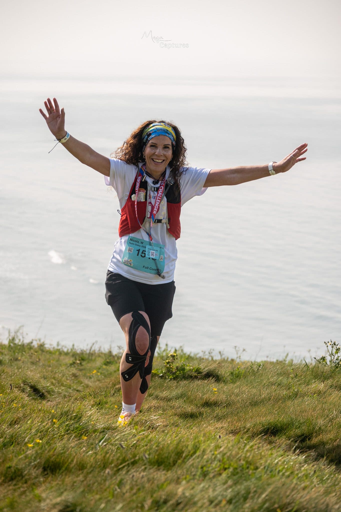 Runner at the Isle of Wight Ultra Challenge, photographed by Megan Farrer