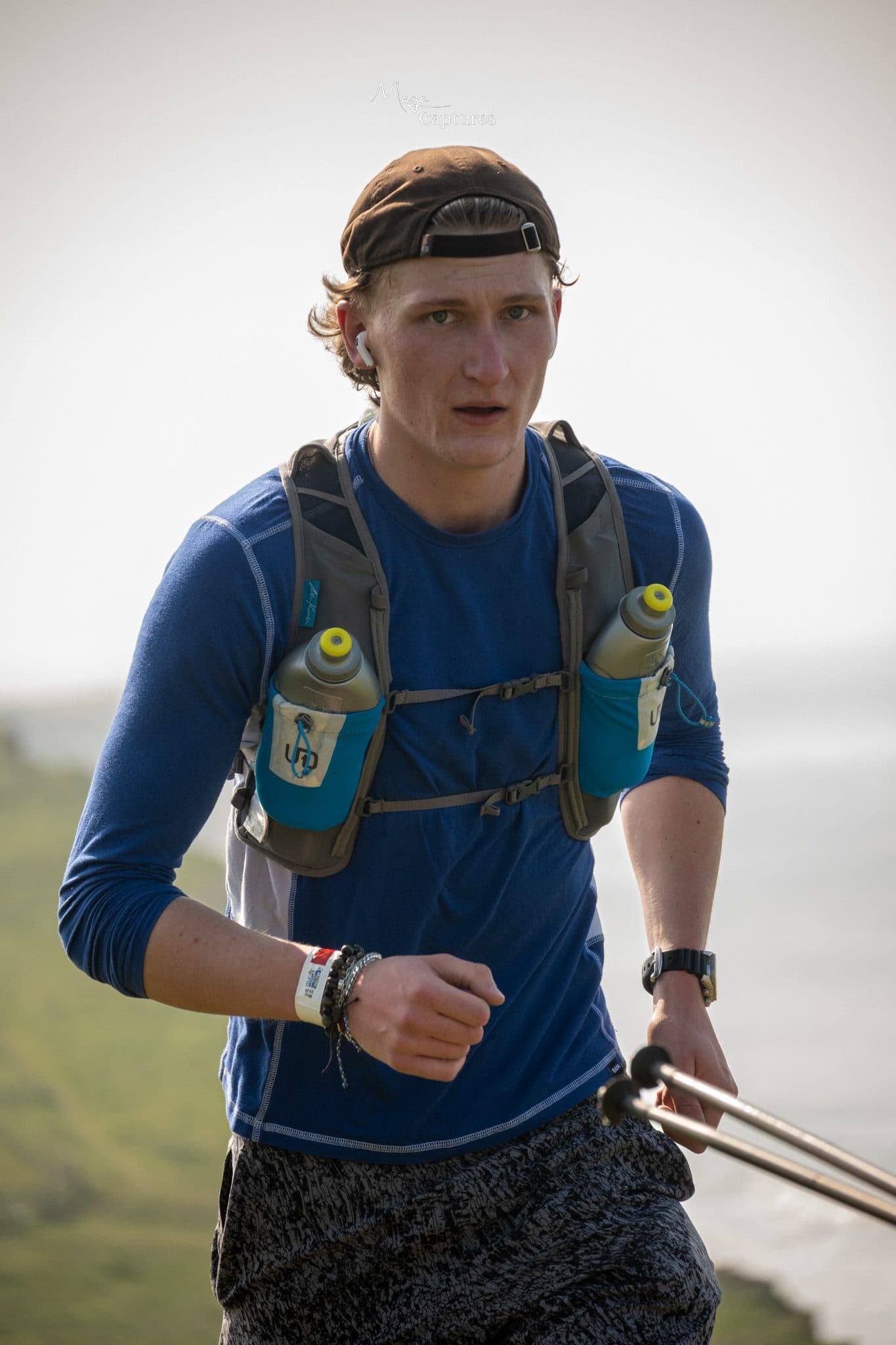 Runner at the Isle of Wight Ultra Challenge, photographed by Megan Farrer