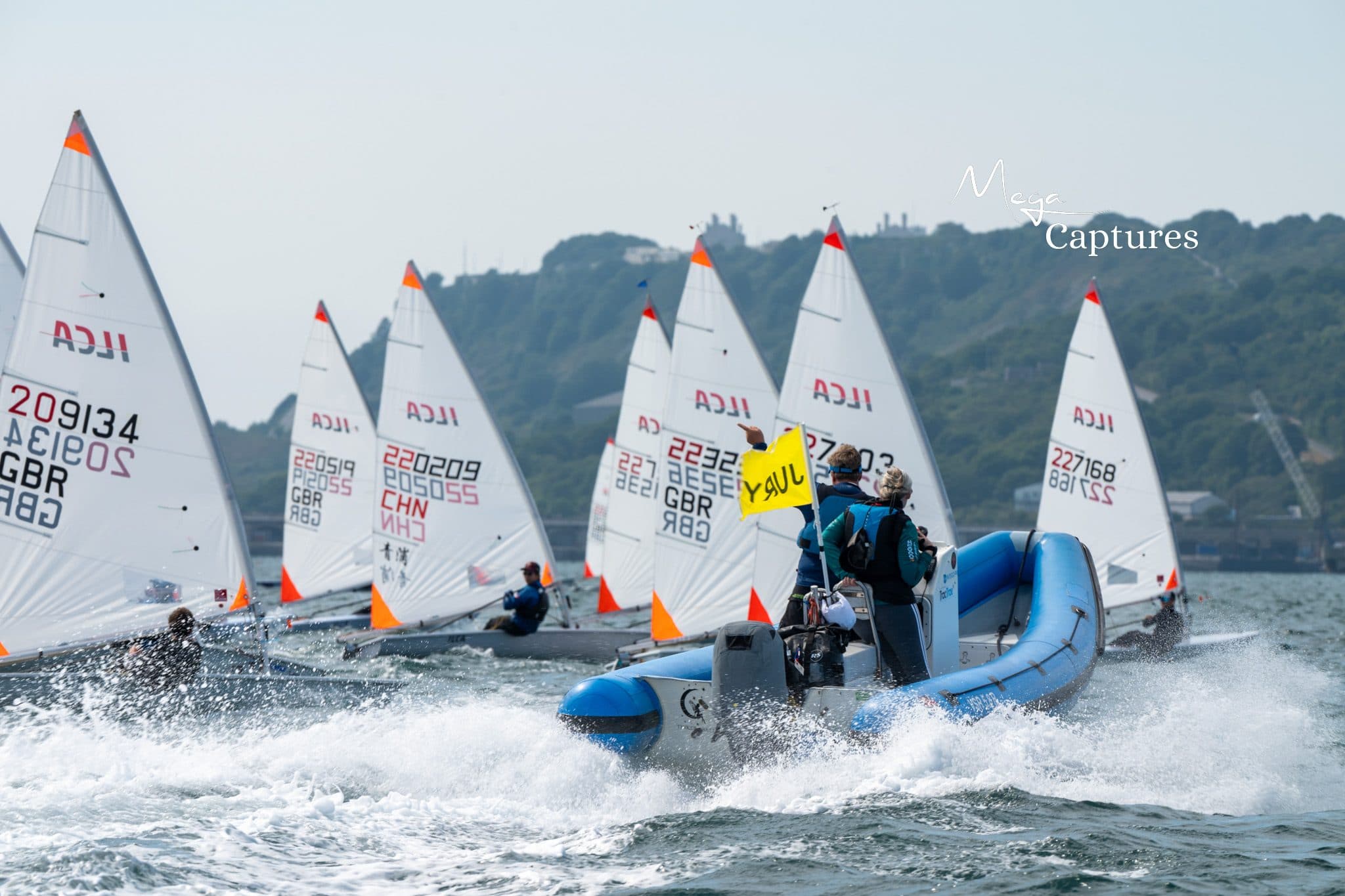 ILCA dinghy racing at the ILCA UK Nationals 2026, photographed by Megan Farrer