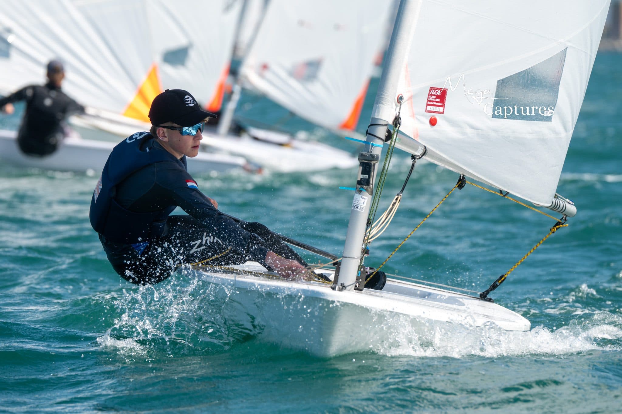 ILCA dinghy racing at the ILCA UK Nationals 2026, photographed by Megan Farrer