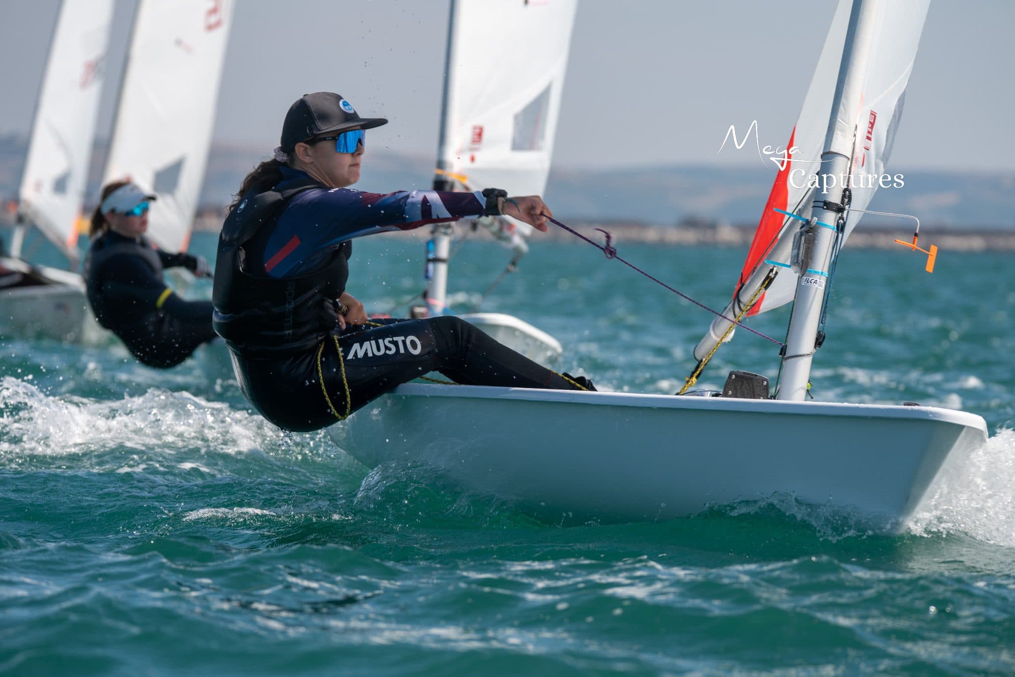 ILCA dinghy racing at the ILCA UK Nationals 2026, photographed by Megan Farrer