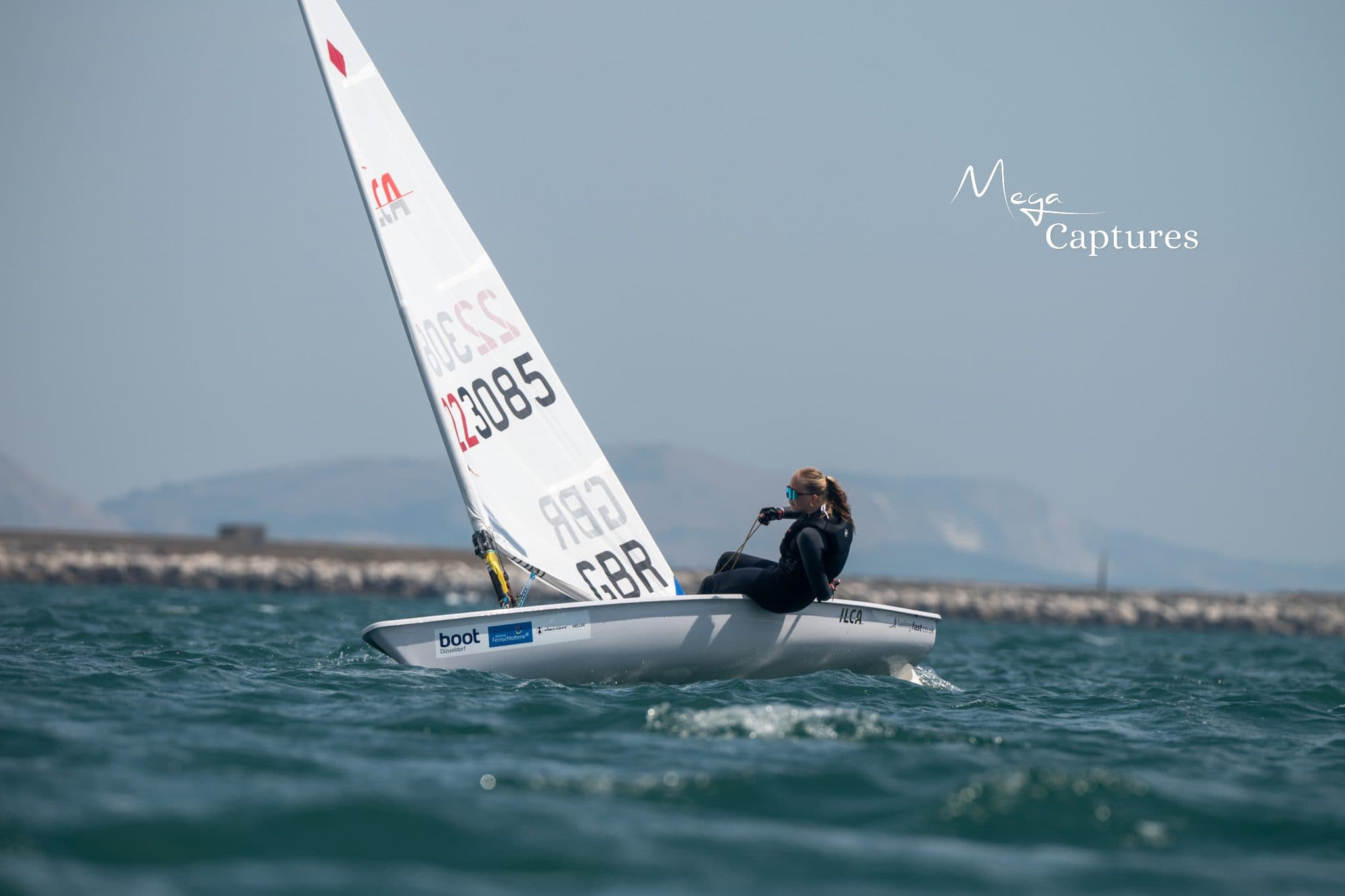 ILCA dinghy racing at the ILCA UK Nationals 2026, photographed by Megan Farrer