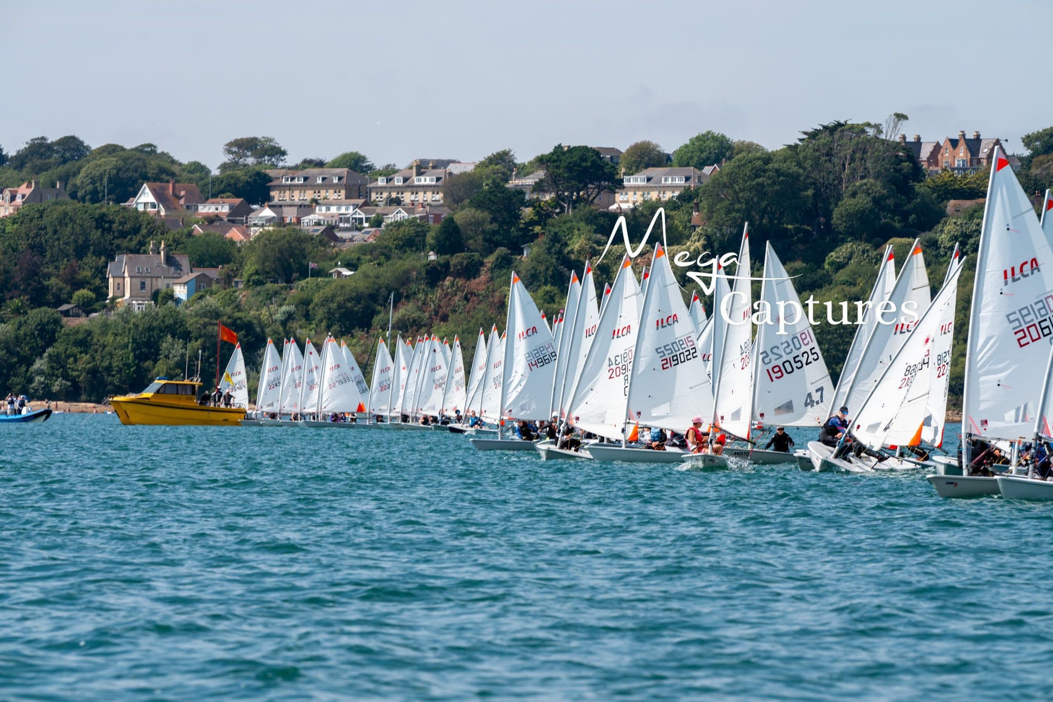 ILCA dinghy racing at the ILCA UK Nationals 2026, photographed by Megan Farrer