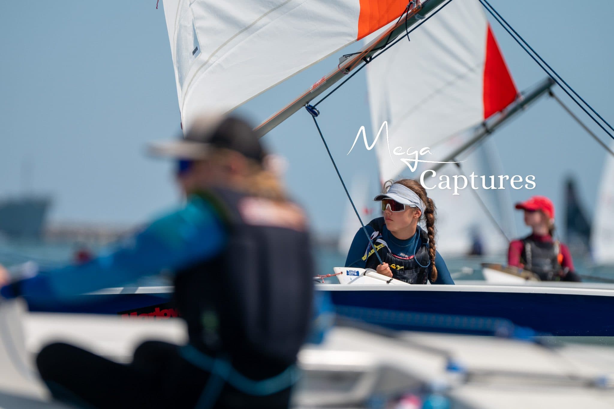 ILCA dinghy racing at the ILCA UK Nationals 2026, photographed by Megan Farrer
