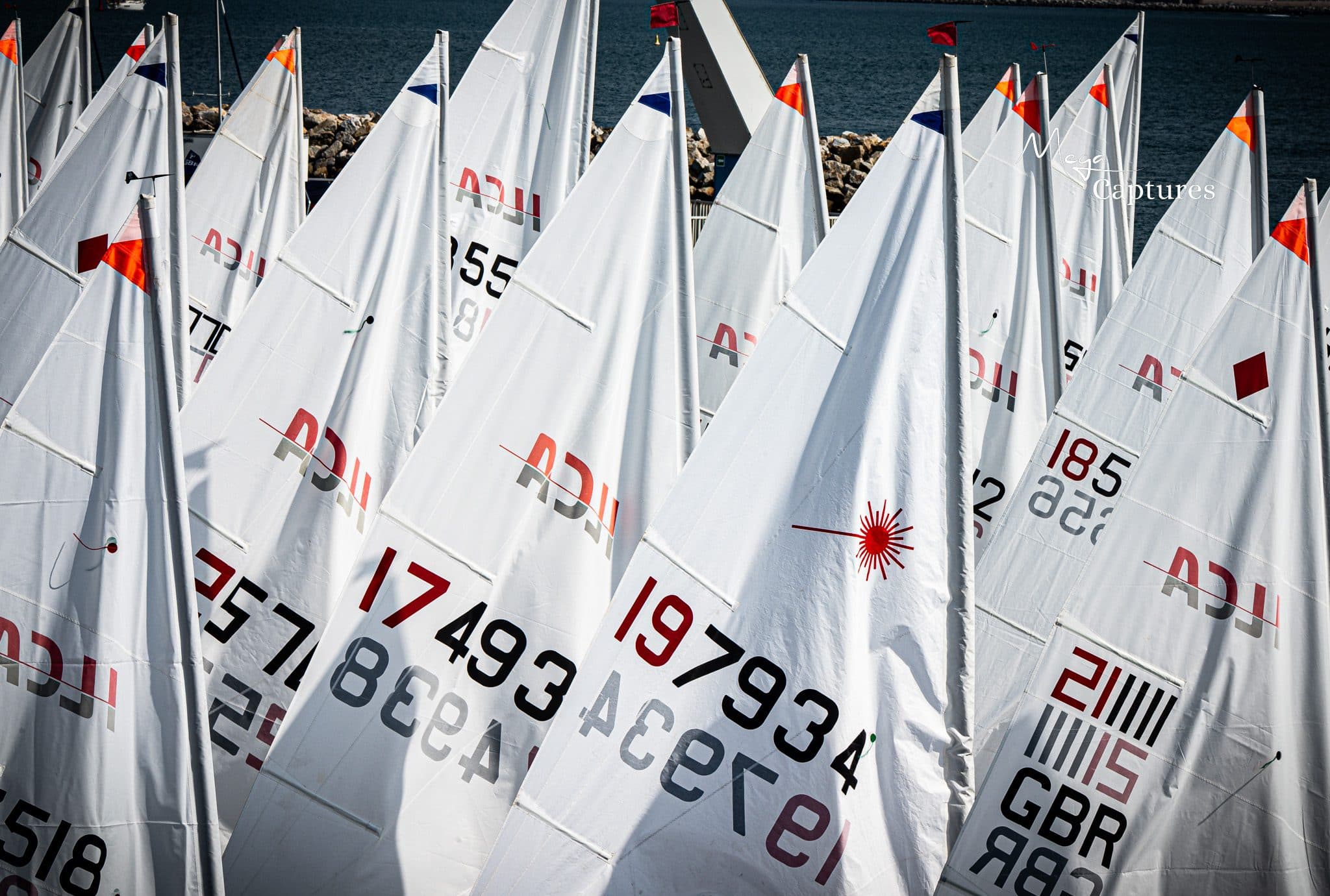 ILCA dinghy racing at the ILCA UK Nationals 2026, photographed by Megan Farrer